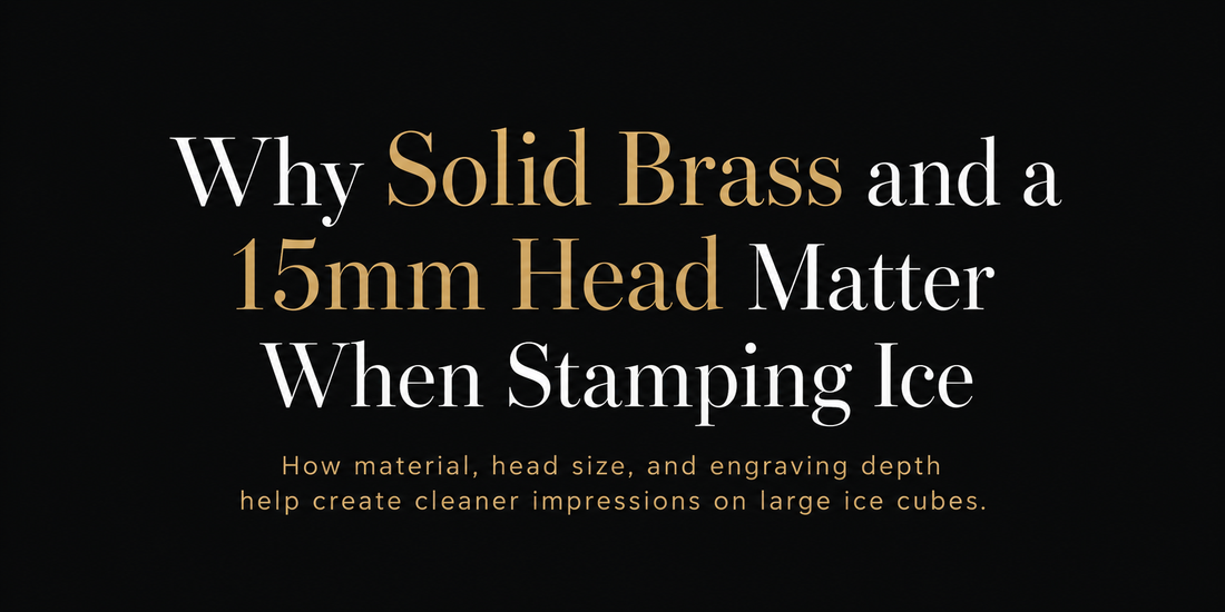 Why Solid Brass and a 15mm Head Matter When Stamping Ice