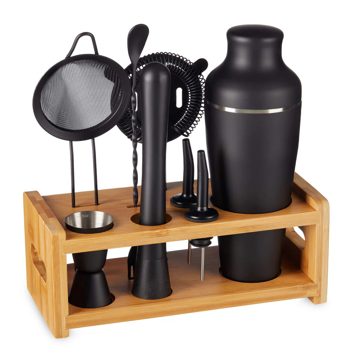 Cocktail Shaker Set with Stand