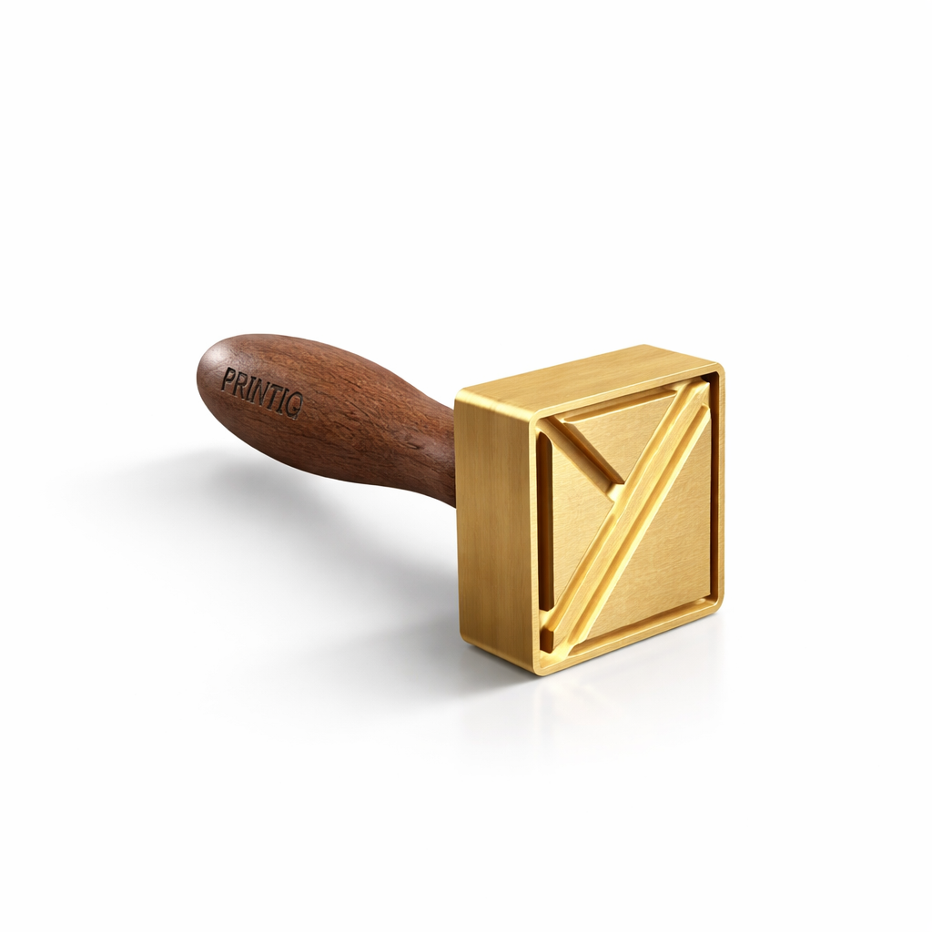 Frintiq Brass Ice Stamp – Geometric Edition