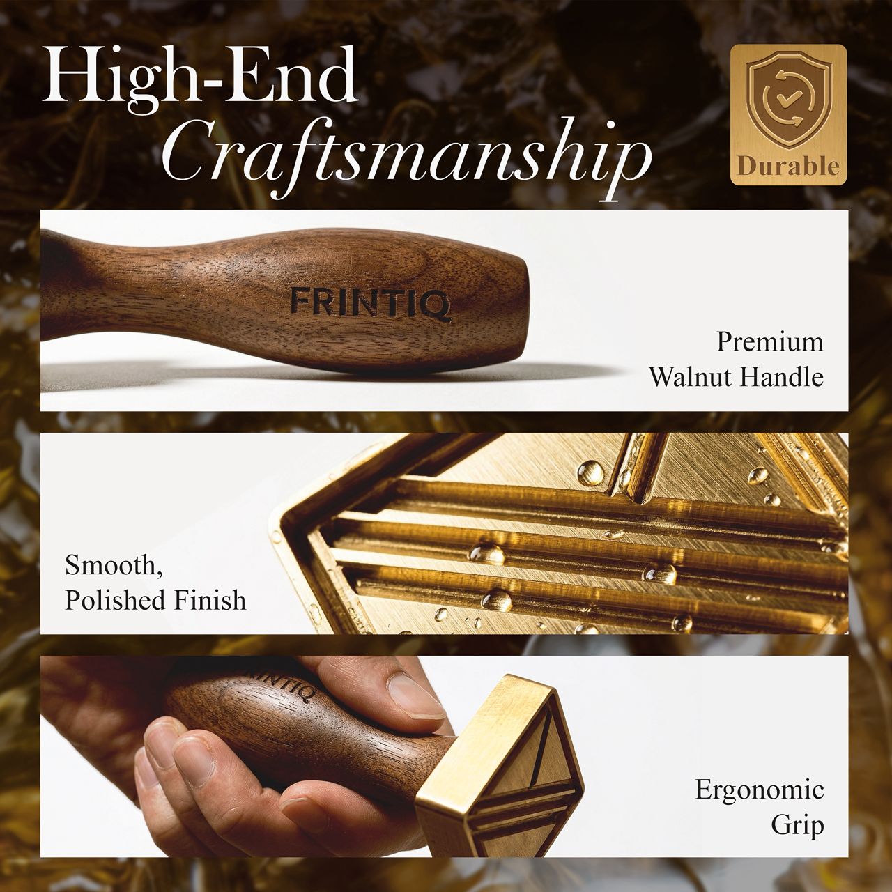 FRINTIQ Premium Ice Stamp for Cocktails