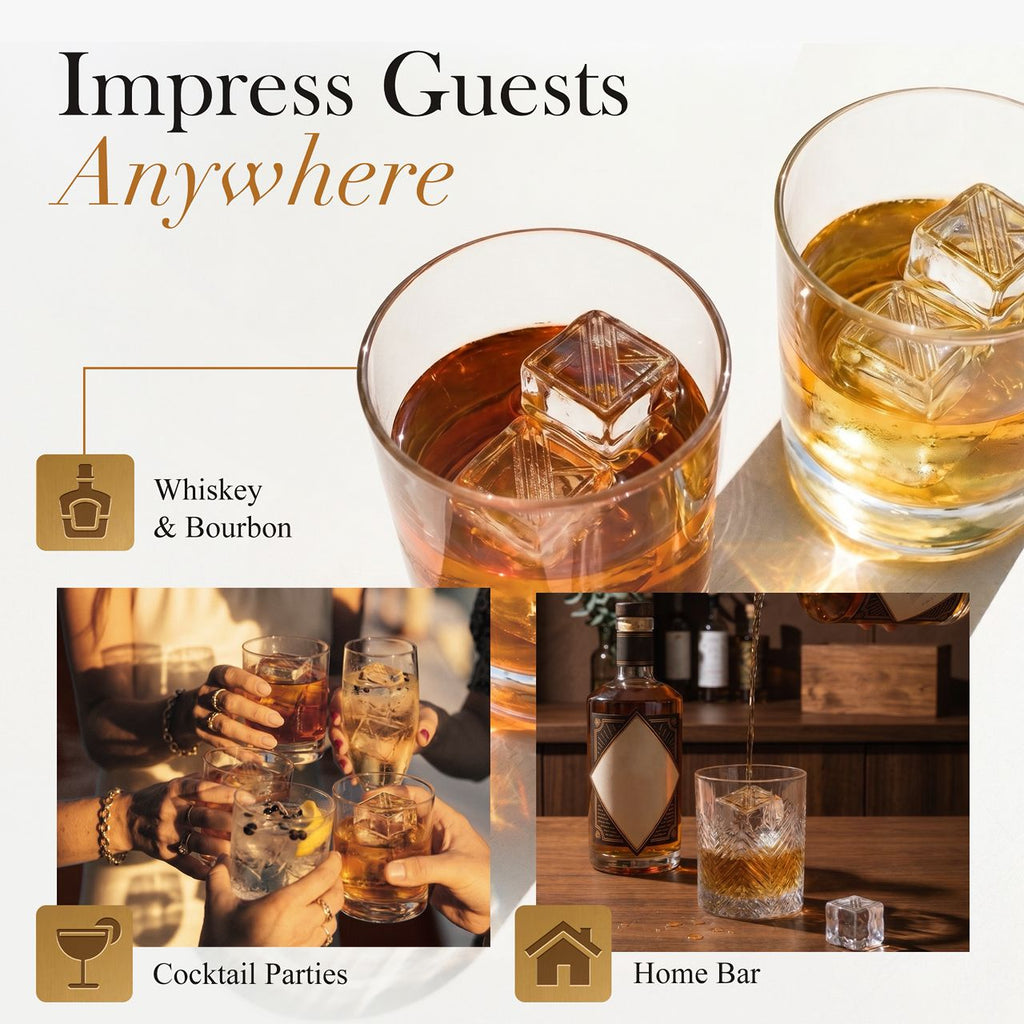 FRINTIQ Premium Ice Stamp for Cocktails